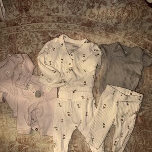 3 preemie outfits.